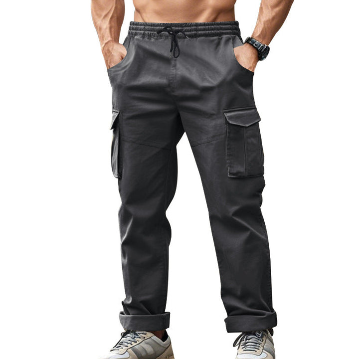 Lune London | Men's cargo pants with functional side pockets and elastic waistband