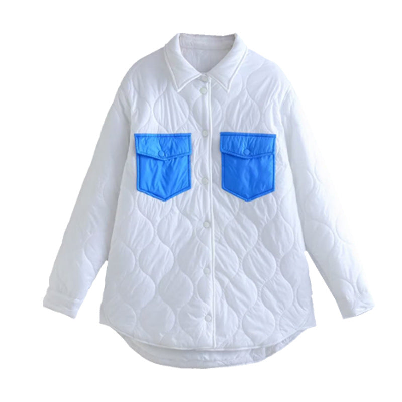 Quilted transition jacket for women with noteworthy pockets and a trendy fit Lune London