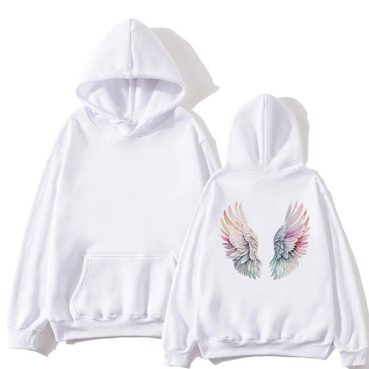 Women's hoodie with stylish angel wing design Chic & Stil