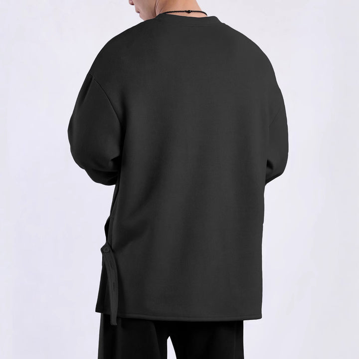 Long sleeve women's t-shirt with an innovative cut and functional side slits Lune London
