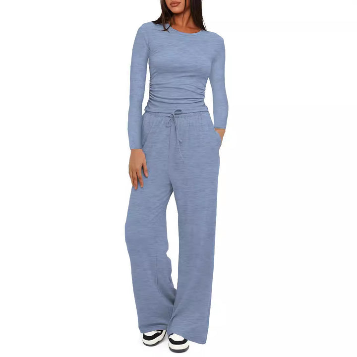 Ensemble de salon décontracté pour femmes avec top à manches longues Chic & Stil