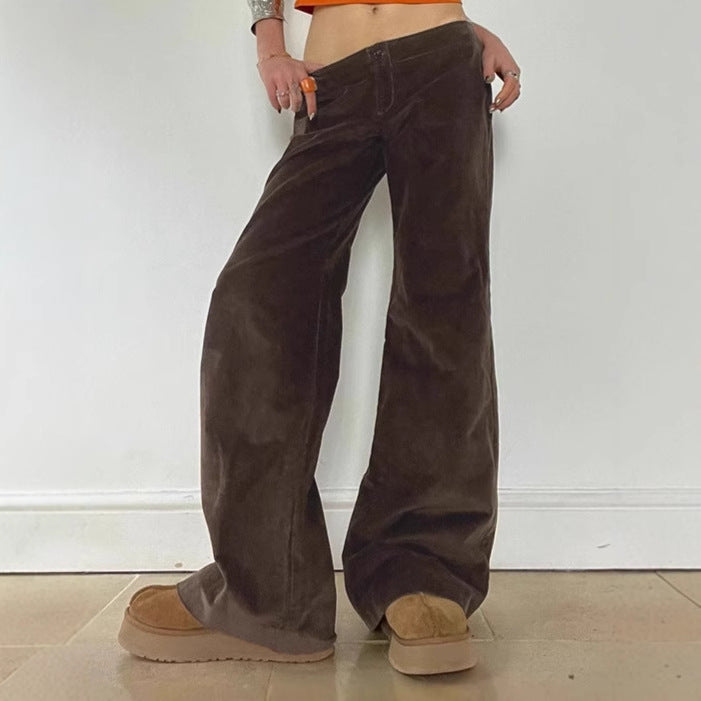 Wide-leg trousers for women in soft high-waisted fabric Chic and Style