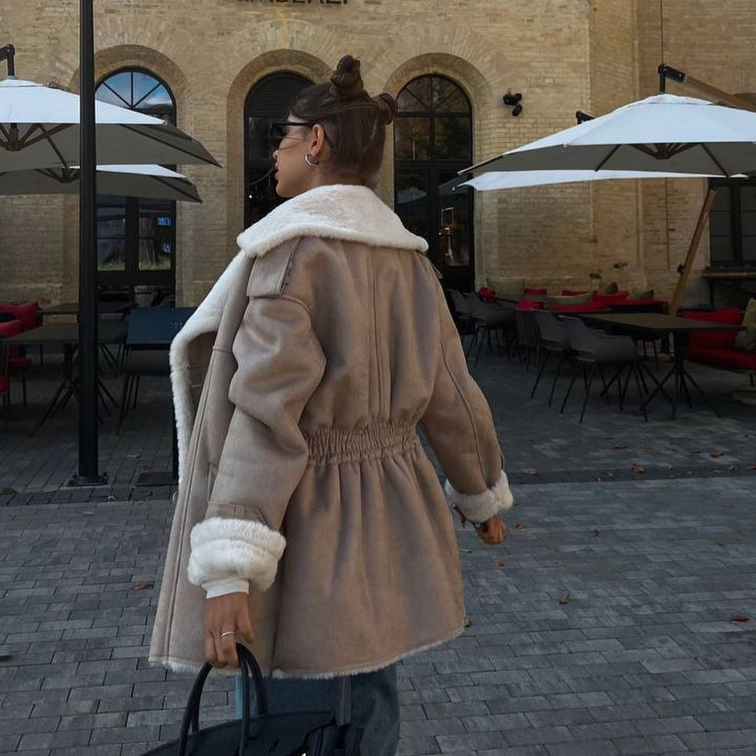 Ladies elegant oversized coat Lune London