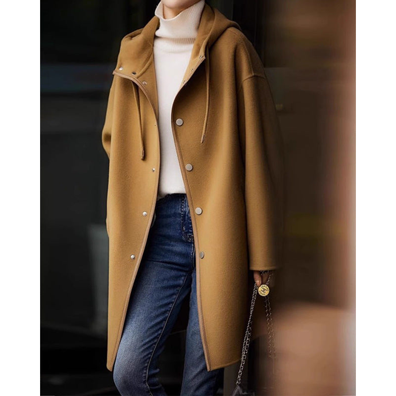 Comfortable hooded coat for women Lune London