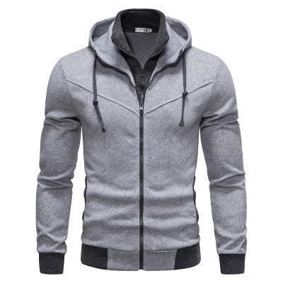 Men's sports hoodie with a modern cut and practical zip pockets Lune London
