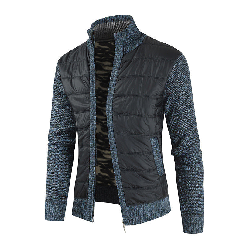 Functional jacket for men with modern high collar and innovative materials Lune London