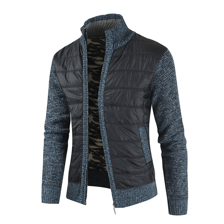 Functional jacket for men with modern high collar and innovative materials Lune London