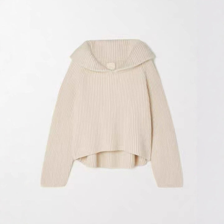 Hoodie pour femmes en design côtelé décontracté Chic & Stil