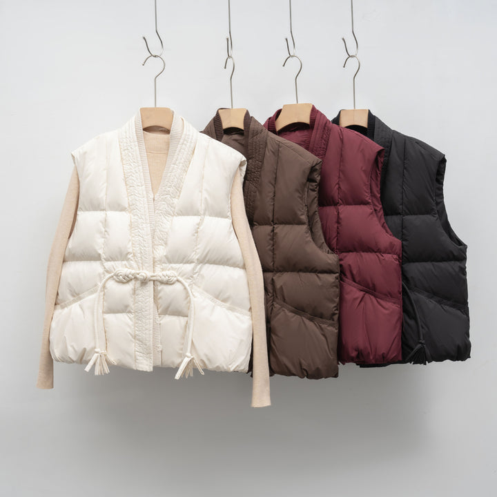Ladies Trendy Quilted Vest Lune London