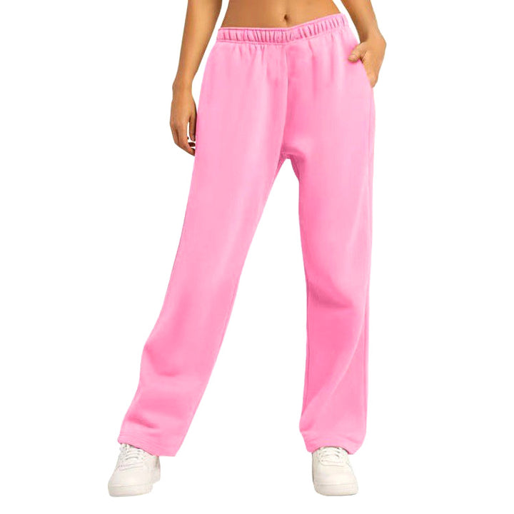 Pantalon décontracté pour femmes avec taille élastique et coupe ample Chic & Stil