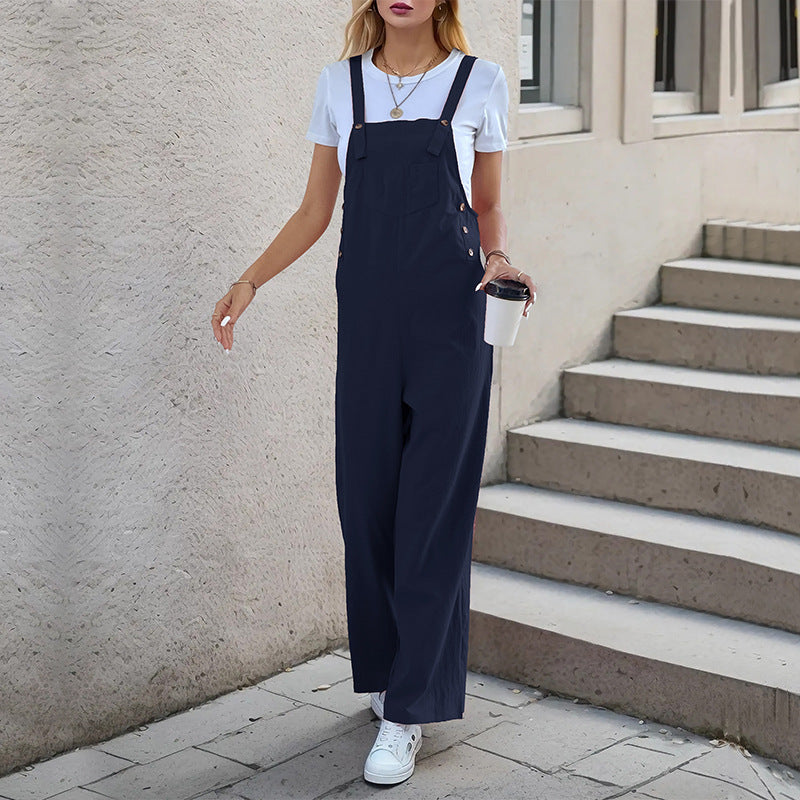 Women's Casual Wide Pants Jumpsuit Lune London