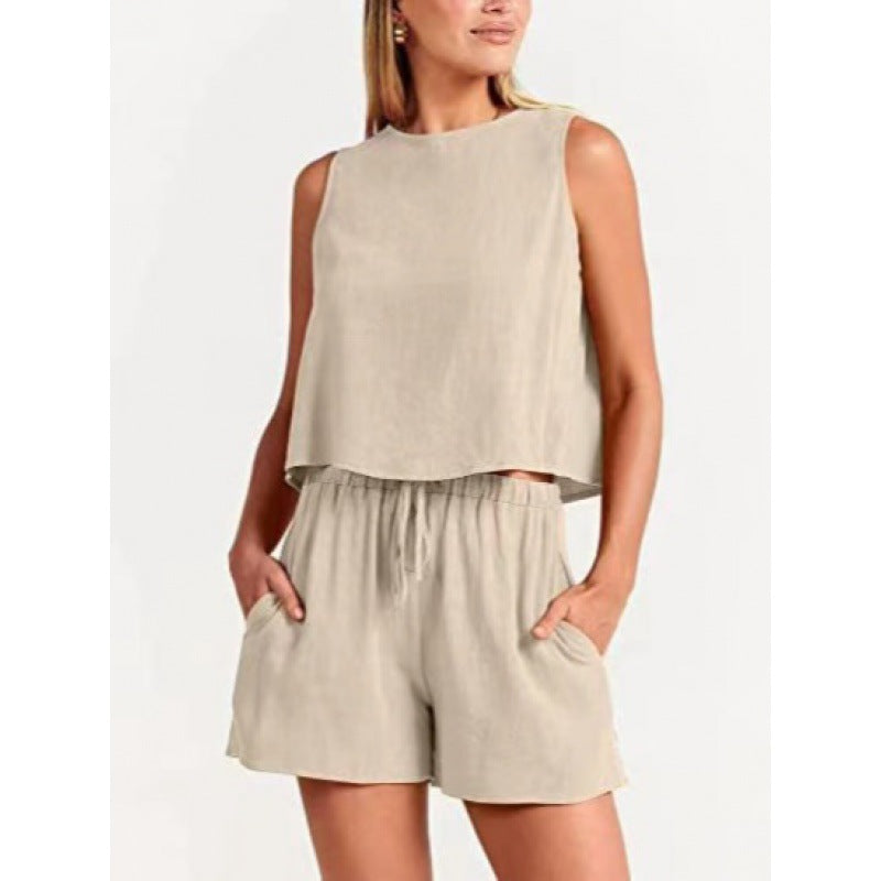 Lune London Women's Casual Two-Piece Shorts Set