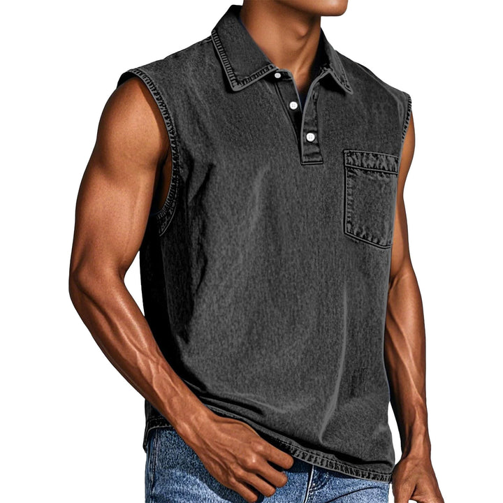 Men sleeveless polo Lune London