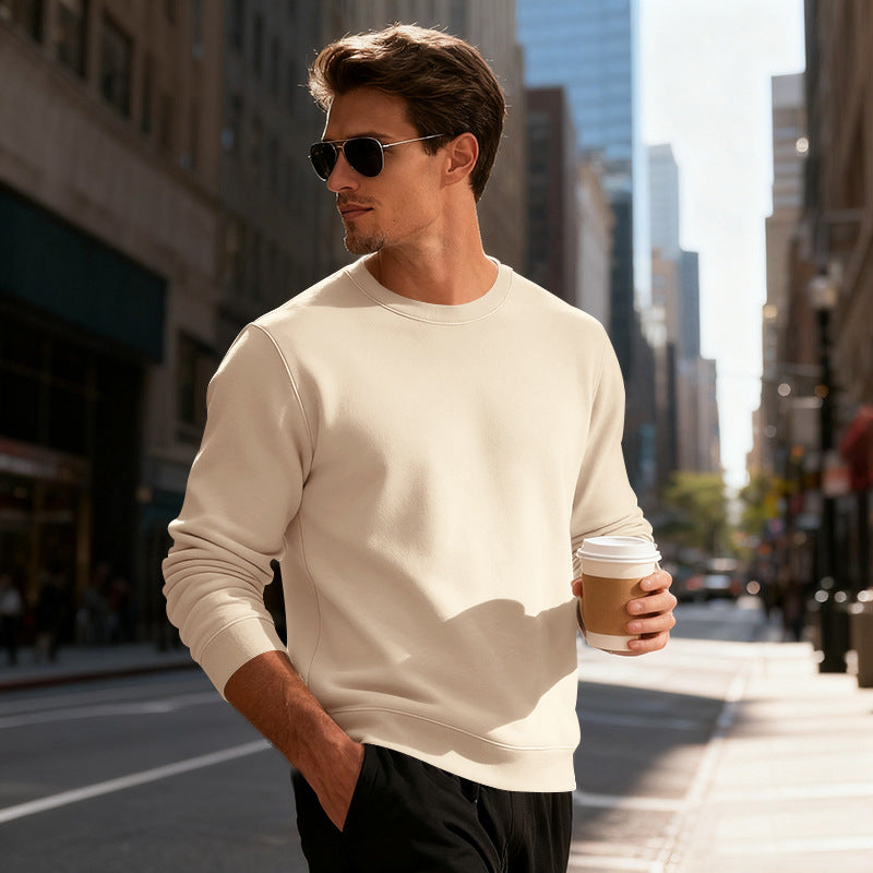 Men's casual sweatshirt with modern cut and comfortable cotton blend Chic and style