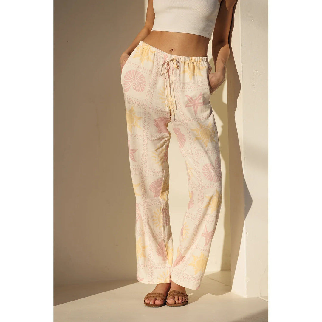 Pantalons de pyjama confortables pour femmes avec motif maritime Chic & Stil