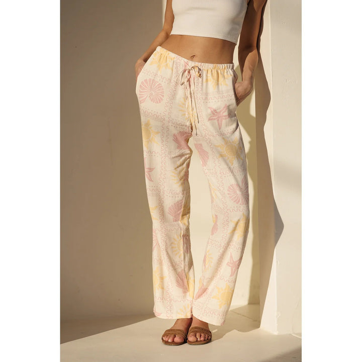 Pantalons de pyjama confortables pour femmes avec motif maritime Chic & Stil