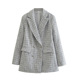 Lune London | Cut Women's Blazer In Light Blue