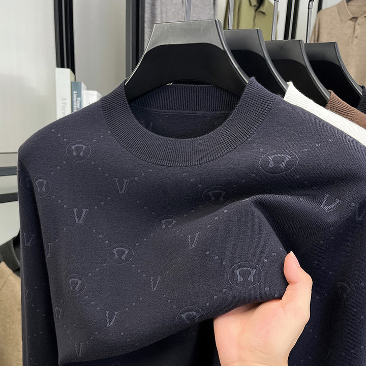 Elegant sweater for men with structured design Lune London