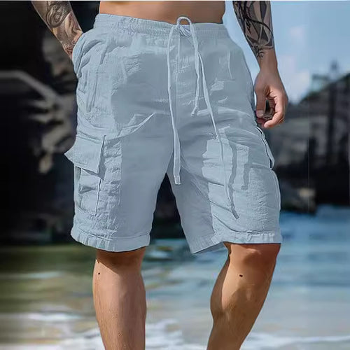 Men's cargo shorts with multiple pockets Lune London
