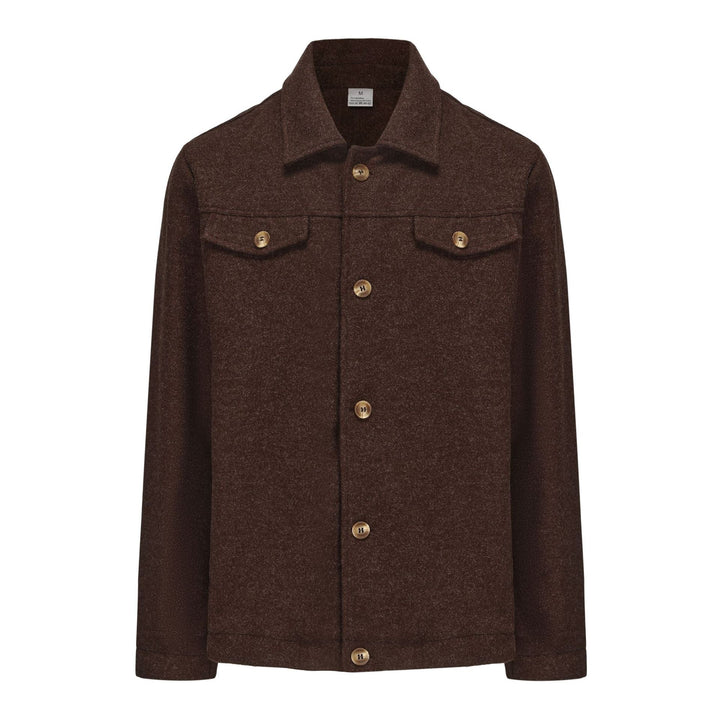 Casual fleece jacket for men with textured inner lining Lune London