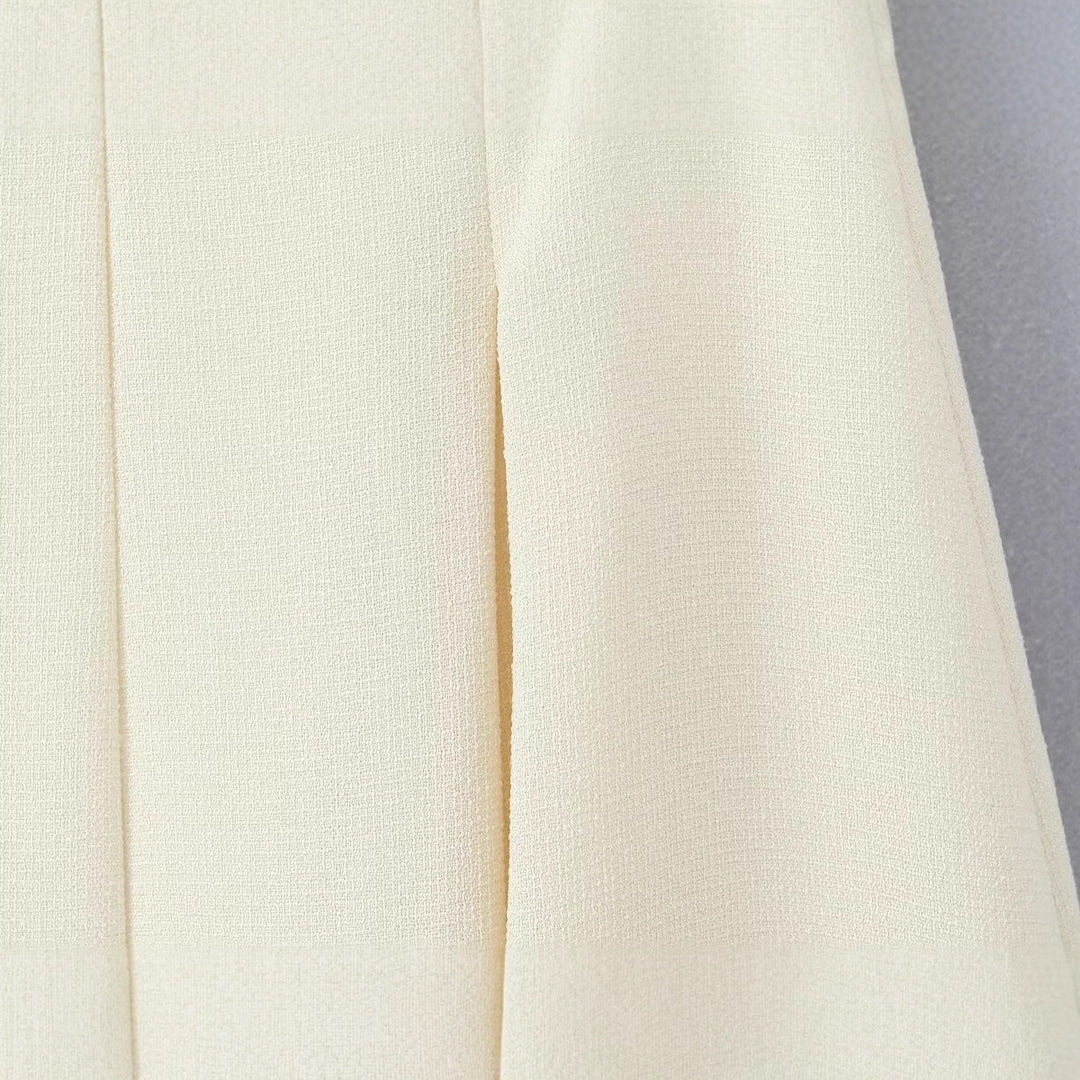 Jupe midi élégante pour femmes avec un motif texturé fin Chic & Stil