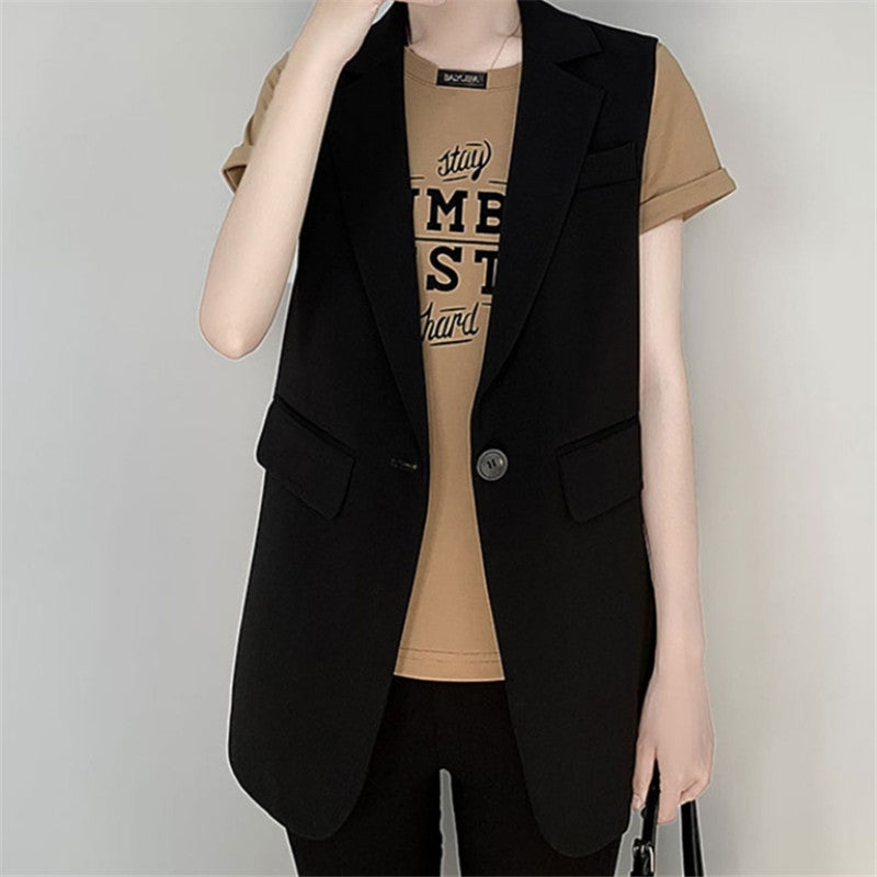 Lune London Fitted Sleeveless Jacket for Women