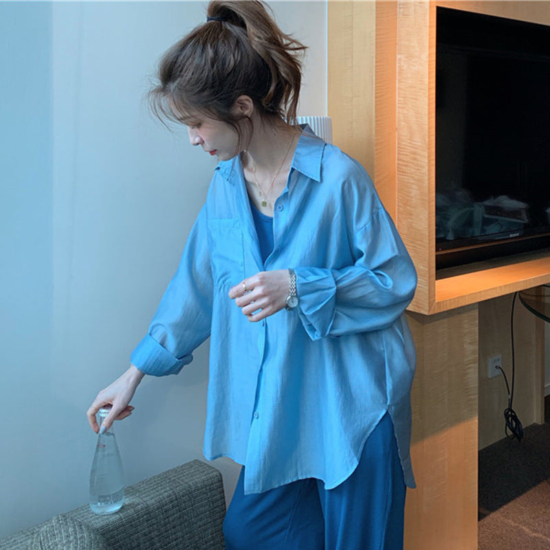 Blouse transparente pour femmes avec coupe moderne et coupe décontractée Chic & Stil