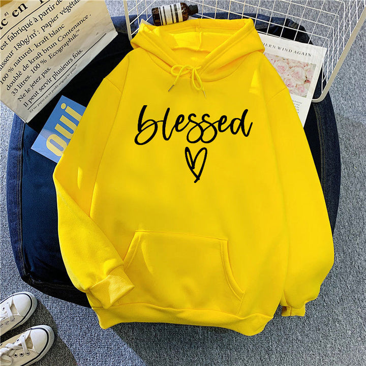 Women's comfortable hoodie with inspiring print Chic & Stil