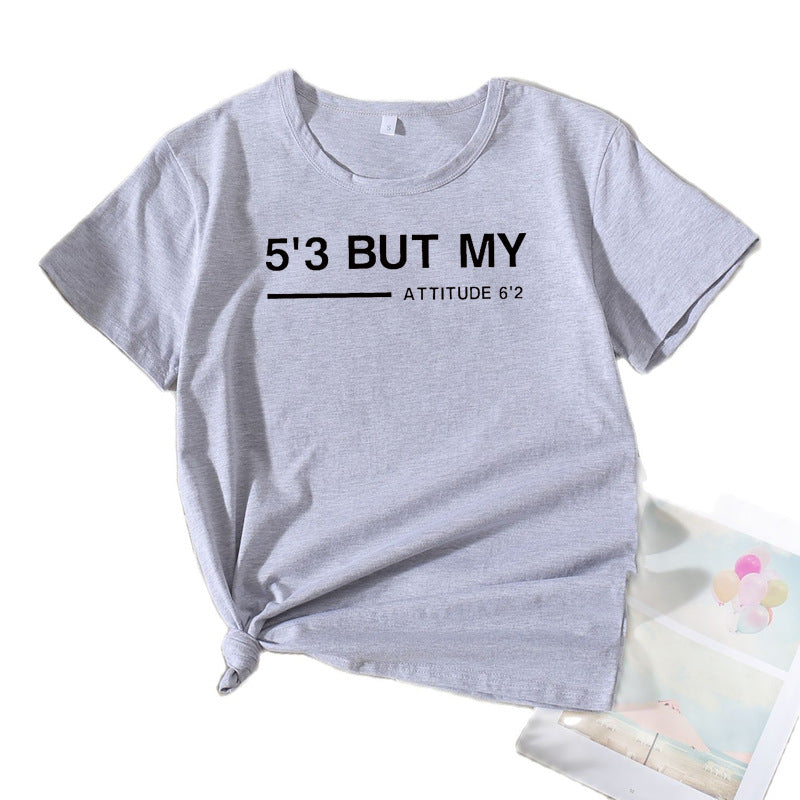 Ladies Casual Attitude Graphic T-shirt Lune London 1751262044
