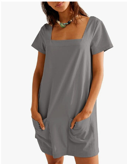 Women's Comfortable Casual Dress with Pockets Lune London