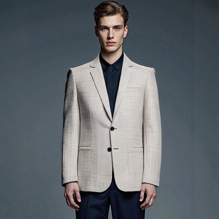 Modern structured suit jacket for men Lune London