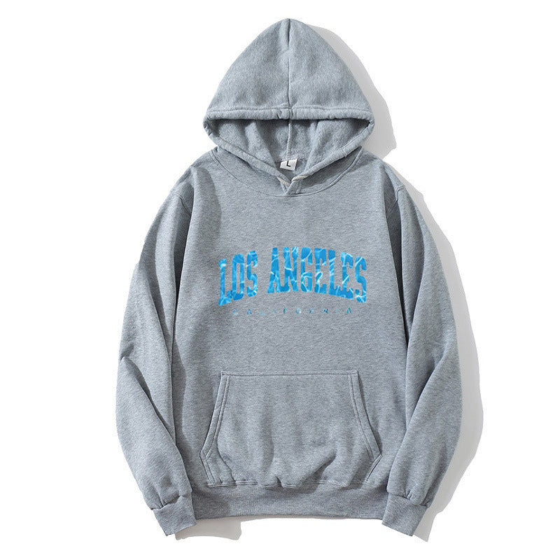 Women's hoodie with striking Los Angeles lettering Chic & Stil