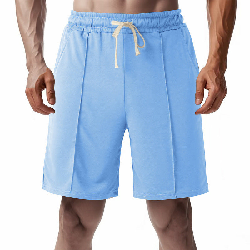 Comfortable sports shorts for men with elastic waistband and practical side pockets Lune London