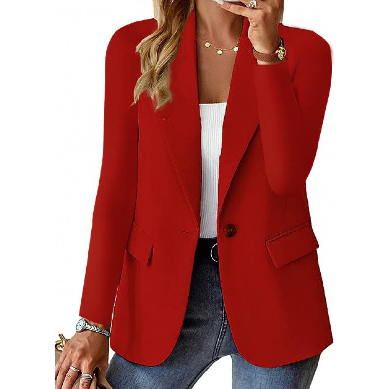 Modern fitted jacket for women with elegant button details Lune London