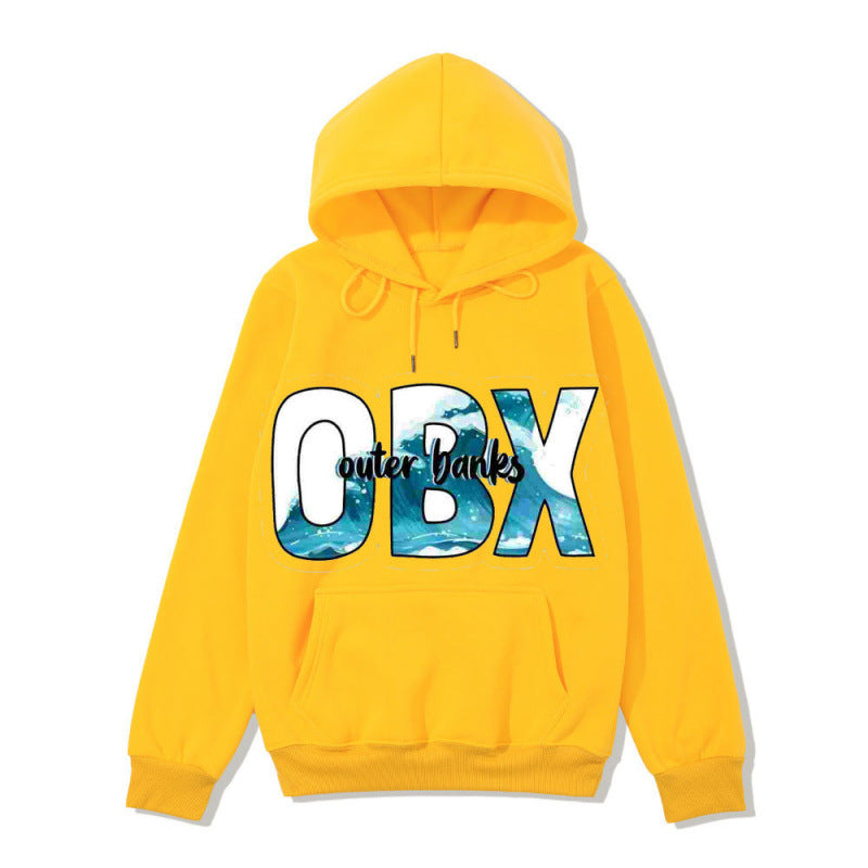 Women's Hooded Sweatshirt with Maritime Graphic Design Chic & Stil