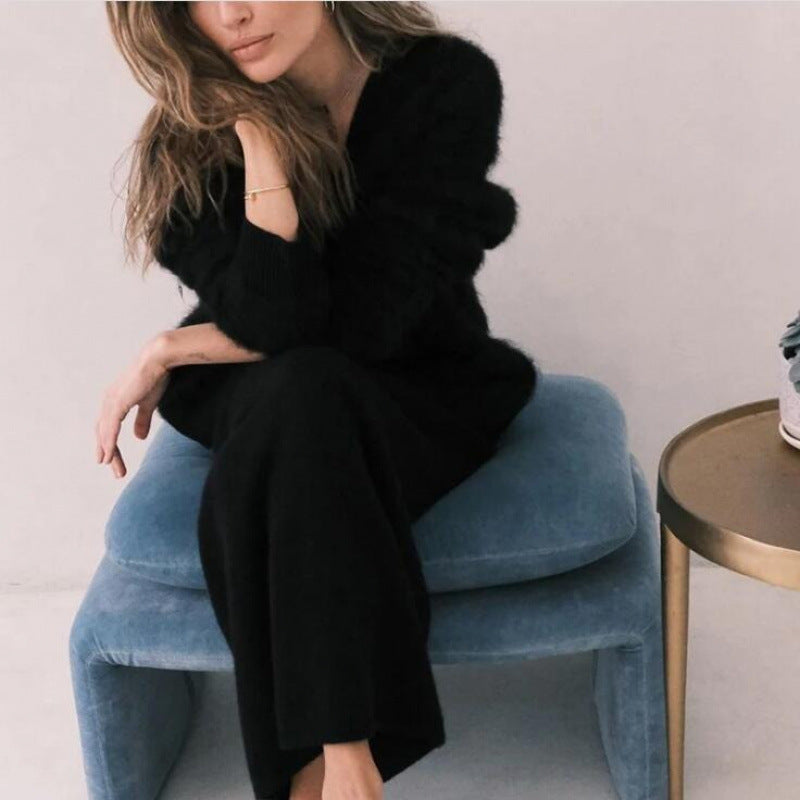 Ladies Cozy Cardigan Made Of Mohair Lune London
