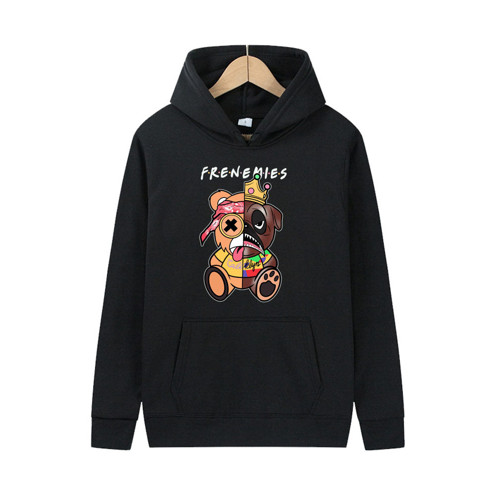 Women Hoodie with creative bear pattern Lune London