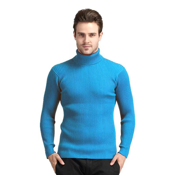 Women’s turtleneck sweater with an elegant ribbed structure Lune London