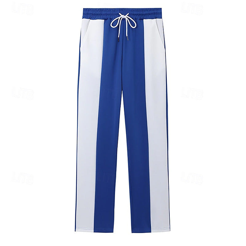 Men's sports training pants with decorative striped pattern and practical pockets Lune London