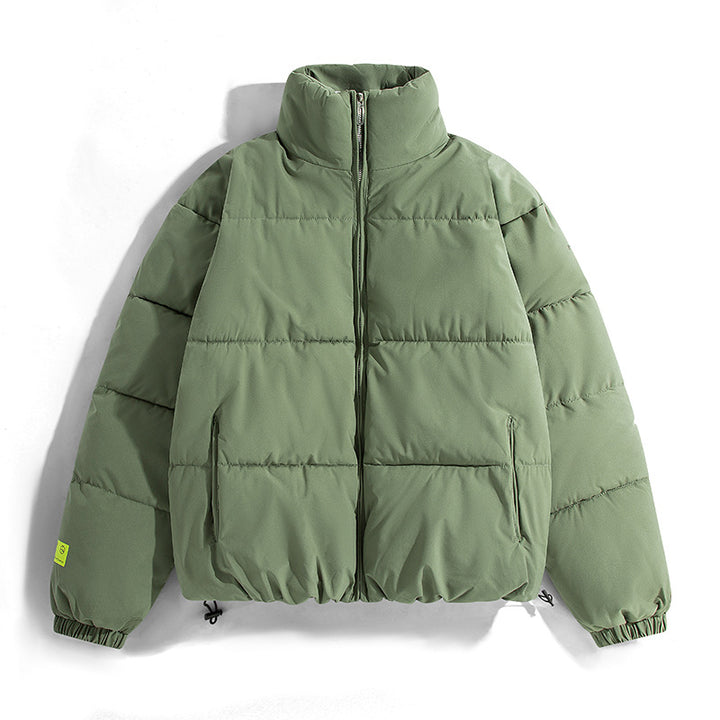 Elegant quilted jacket for women with high collar and practical pockets Lune London