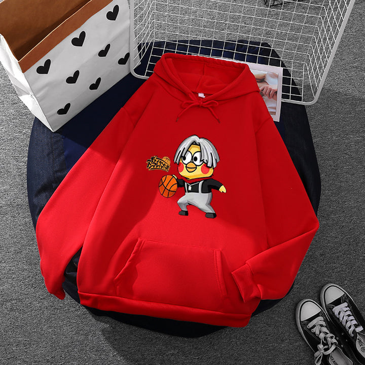 Women's hoodie with creative basketball motif Chic & Stil