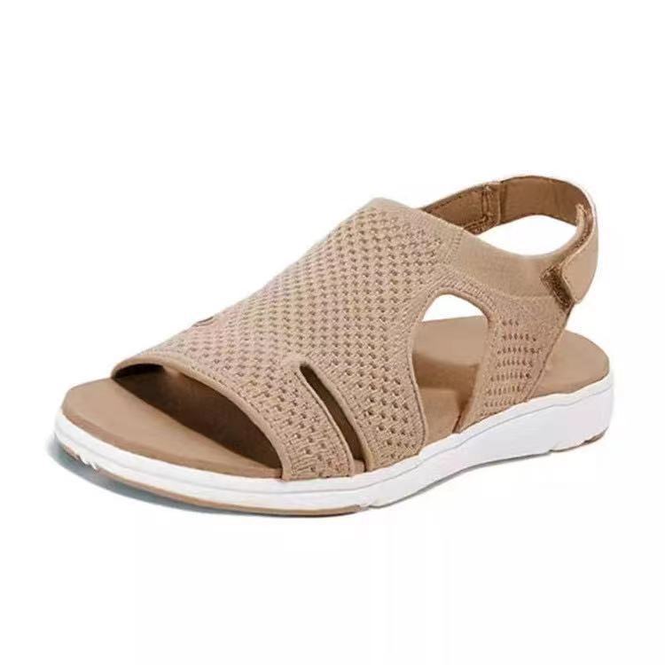 Breathable women's sandals with adjustable strap and ergonomic sole Lune London