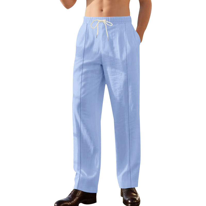Men's elegant casual pants with adjustable waistband Lune London