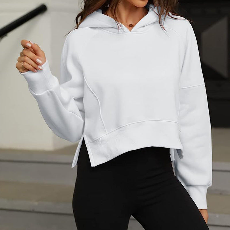 Cropped hoodie for women with casual cut Lune London