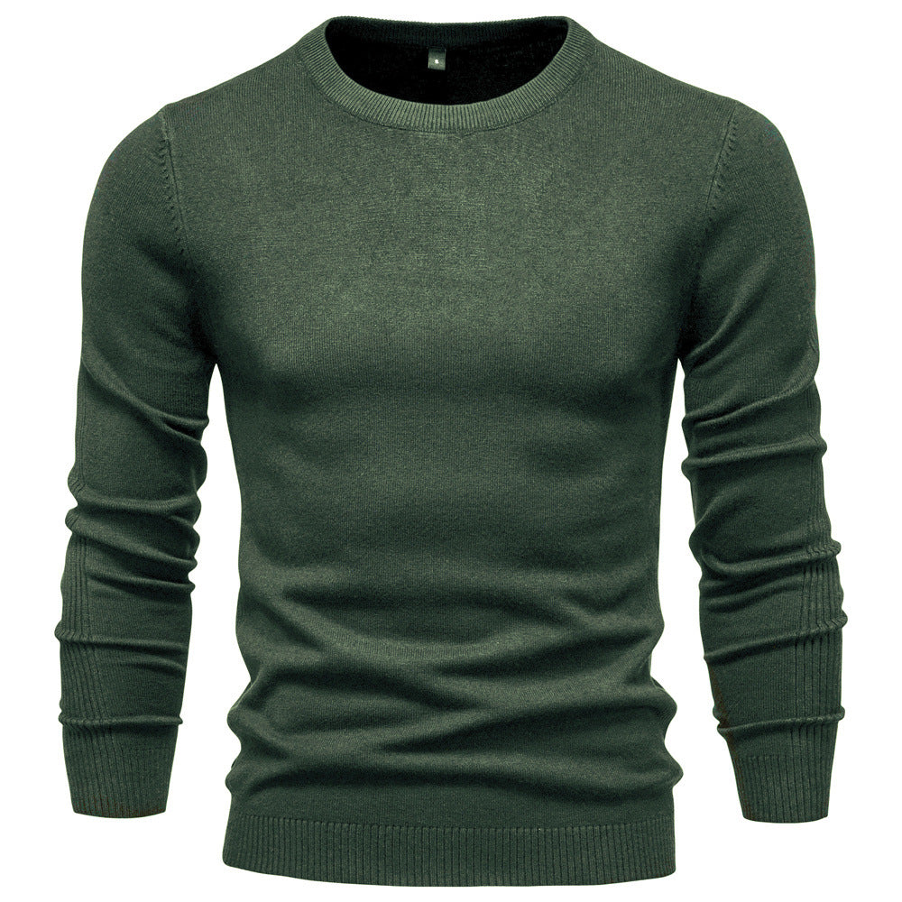 Men's Round Neck Sweater Made Of High-Quality Cotton Lune London