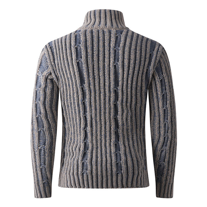 Striped knit sweater for men Lune London