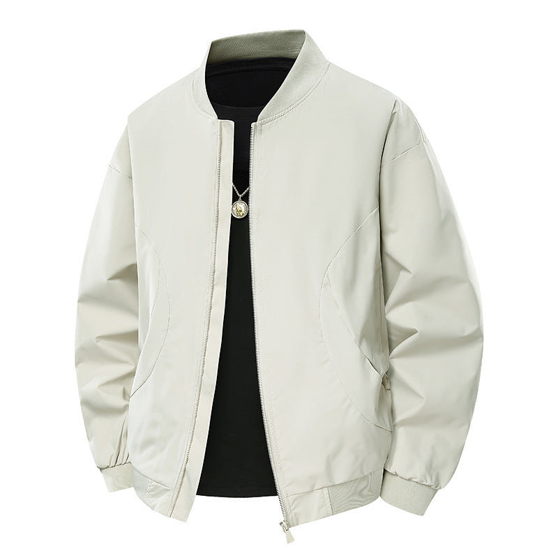 Stylish bomber jacket for men with a relaxed fit and elastic cuffs Lune London