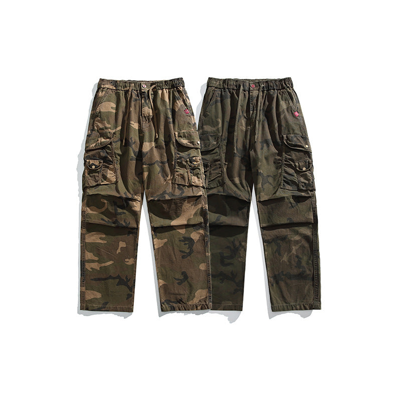Pantalon cargo camouflage à la mode pour hommes Lune London