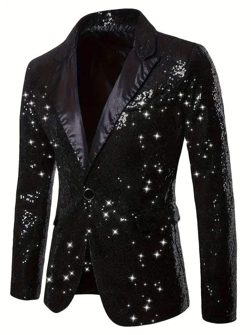 Elegant sequin jacket for men with a modern design Lune London
