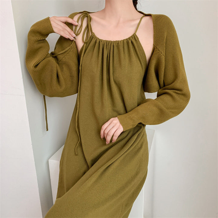 Robe maxi pour femmes avec bretelles réglables et coupe élégante Chic & Stil